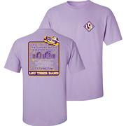 LSU Bayou Apparel Music Notes Saturday Nights Tee